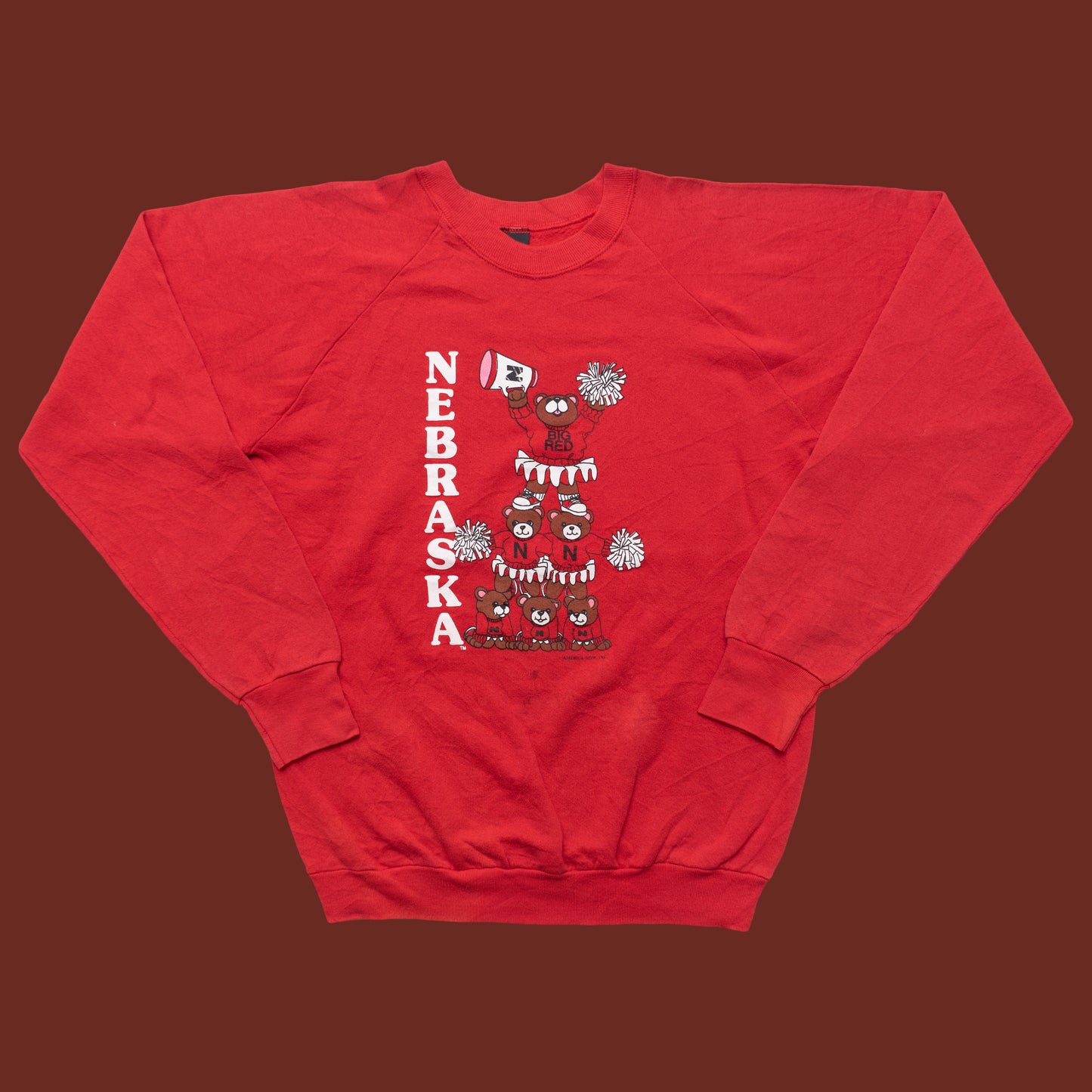 80s Nebraska Cornhuskers Sweater, L