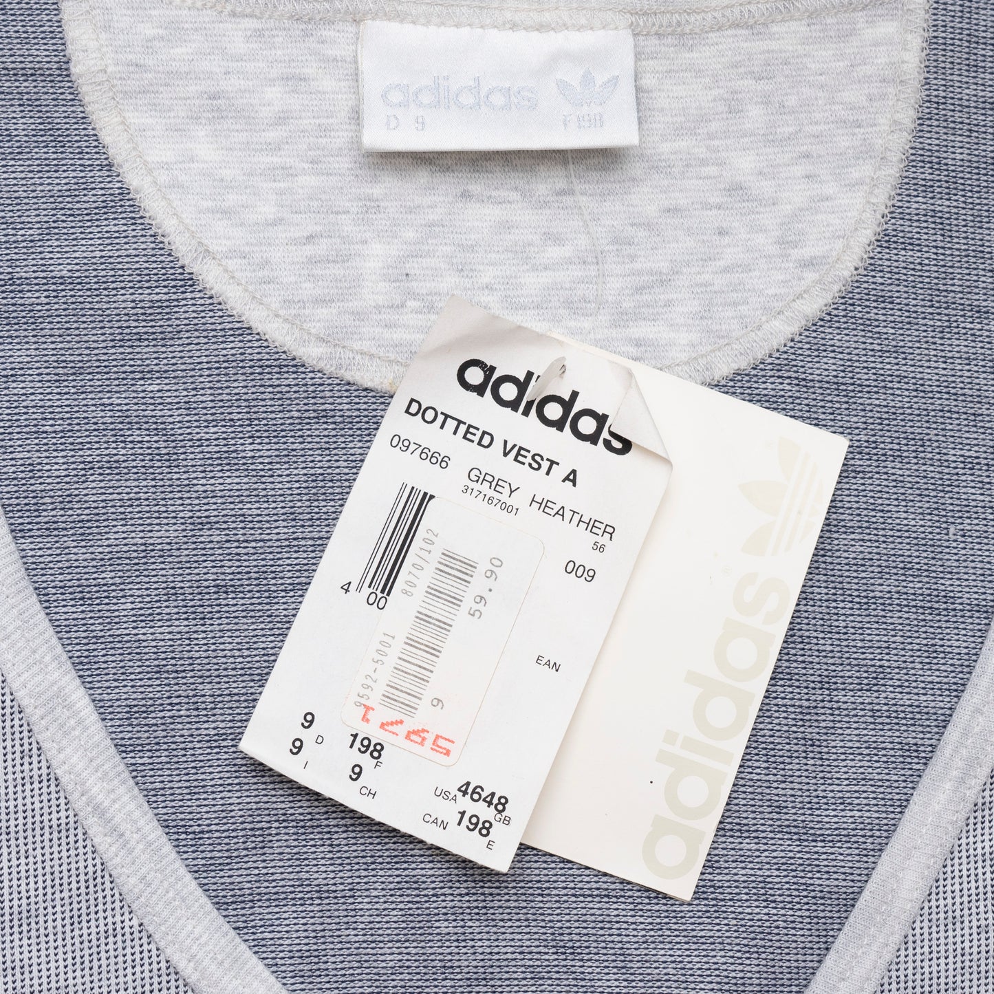 Deadstock Adidas Sweater Weste, XL