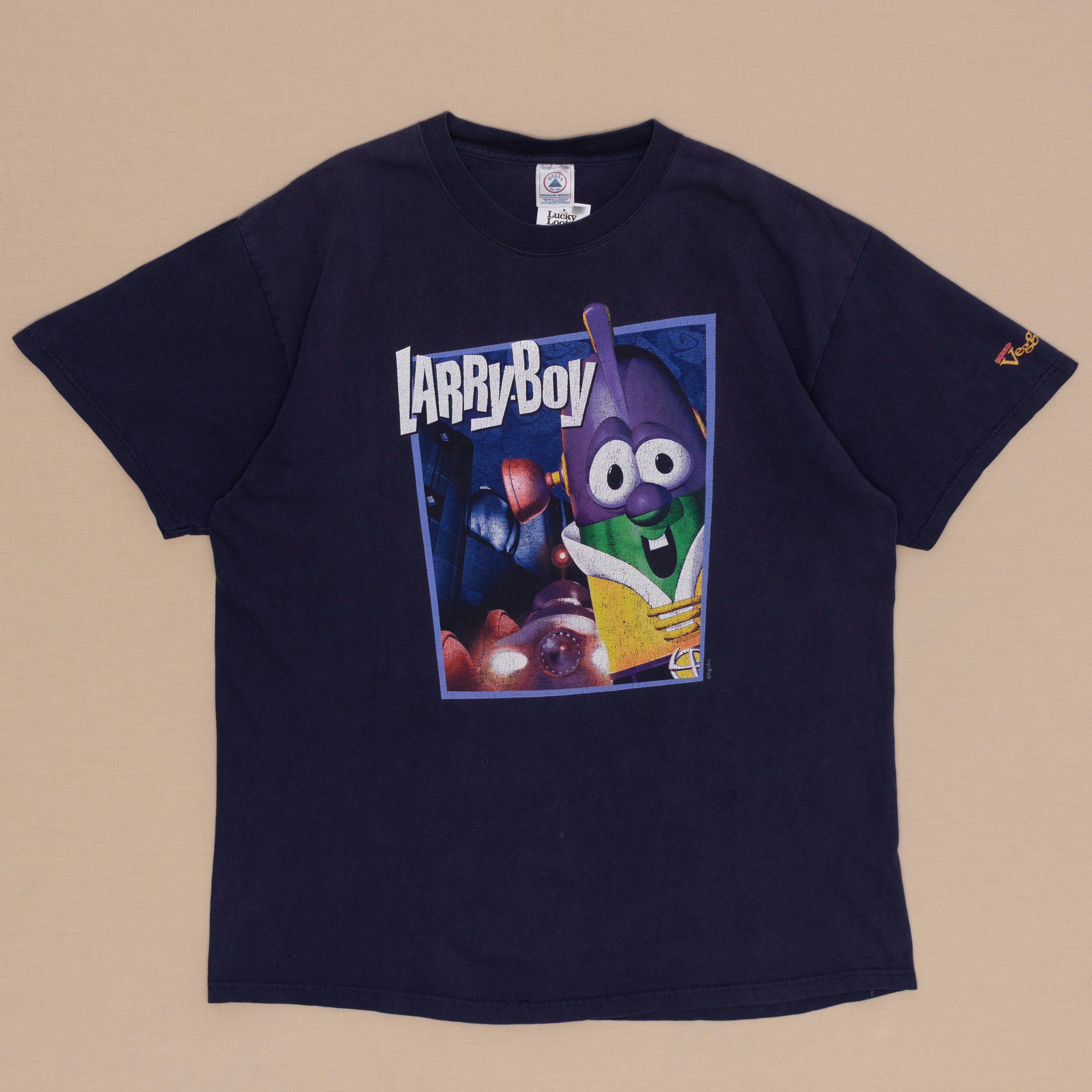 Veggie Tales Larry-Boy T Shirt, XL