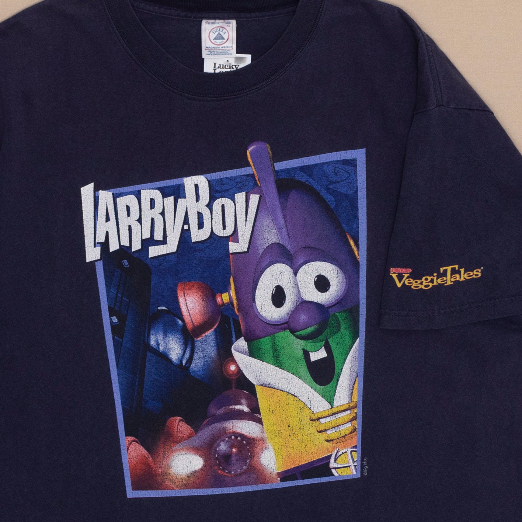 Veggie Tales Larry-Boy T Shirt, XL