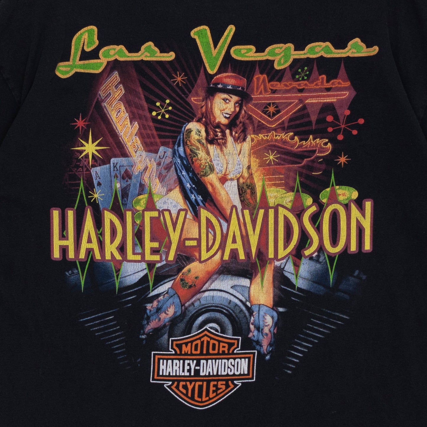 Harley Davidson Las Vegas T Shirt, XL