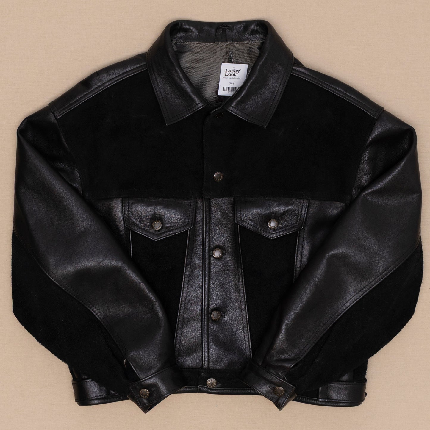 Heavyweight Lederjacke, L