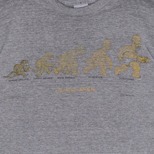Simpsons Evolution T Shirt, XL
