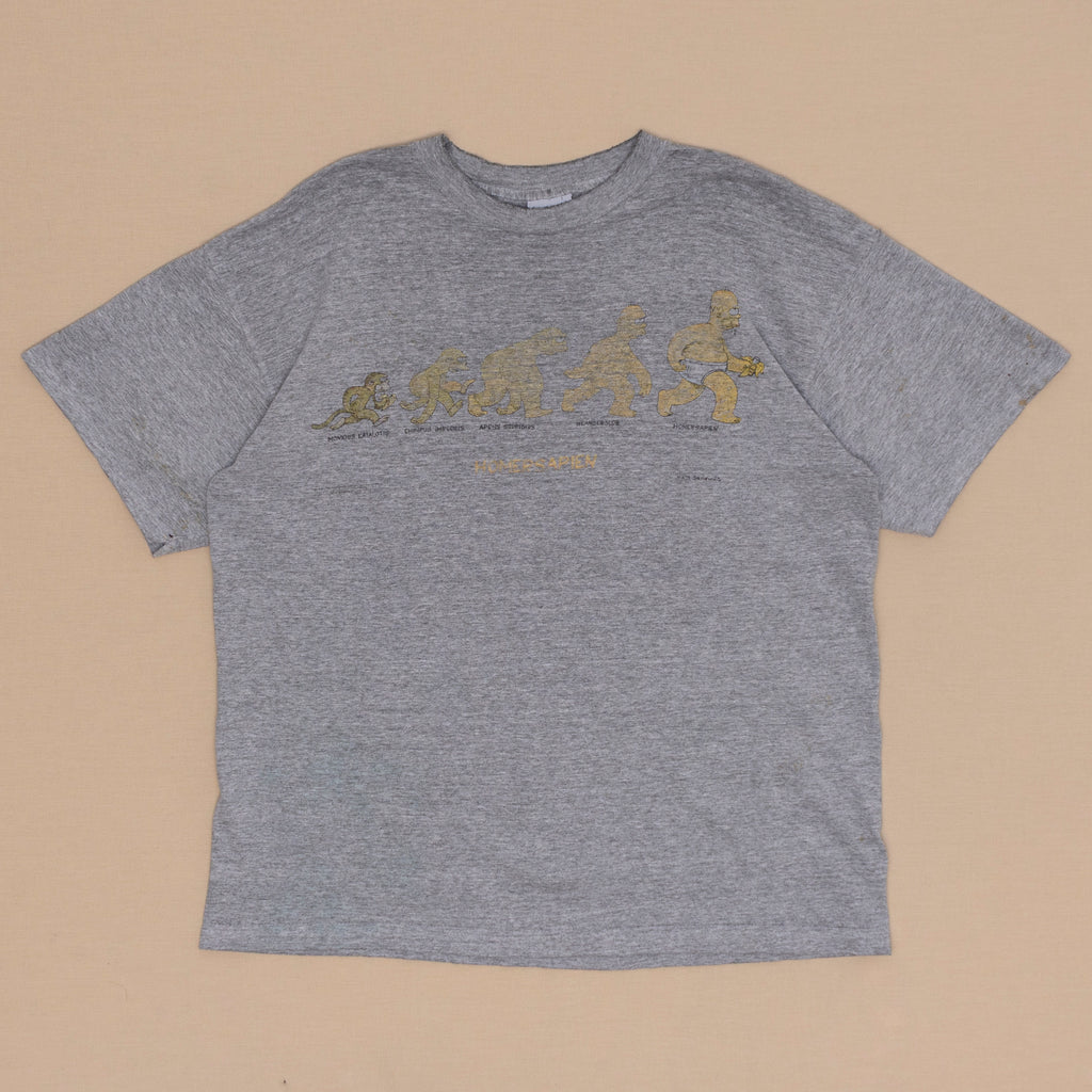 Simpsons Evolution T Shirt, XL