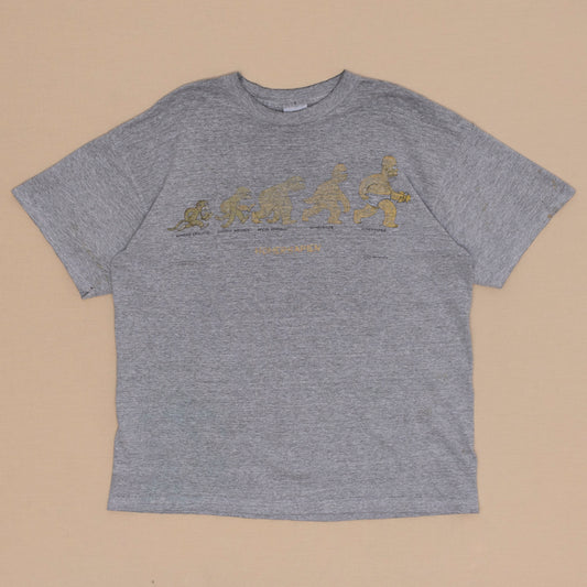 Simpsons Evolution T Shirt, XL