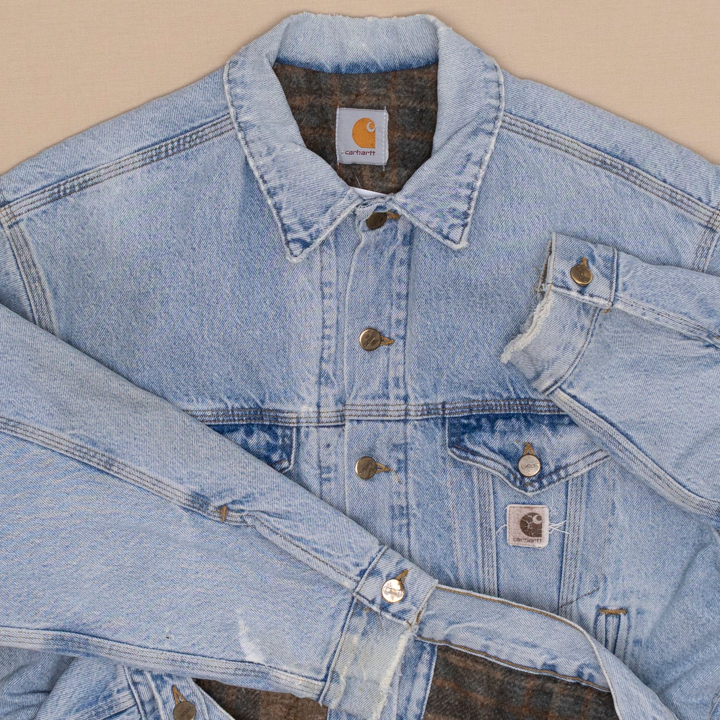 Carhartt Blanket Lined Jeansjacke, L
