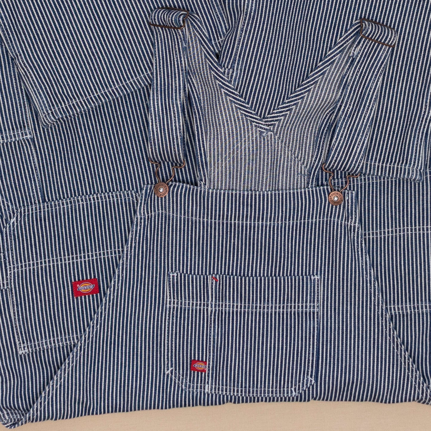 Dickies Pinstripe Jeans Latzhose, XL