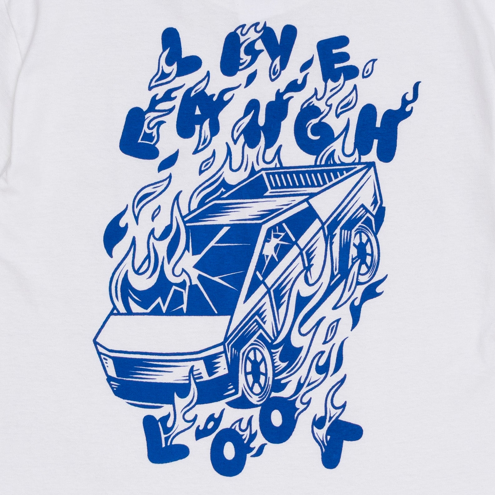 Live Laugh Loot T Shirt (weiß)