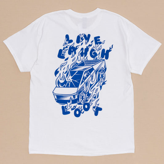 Live Laugh Loot T Shirt (weiß)