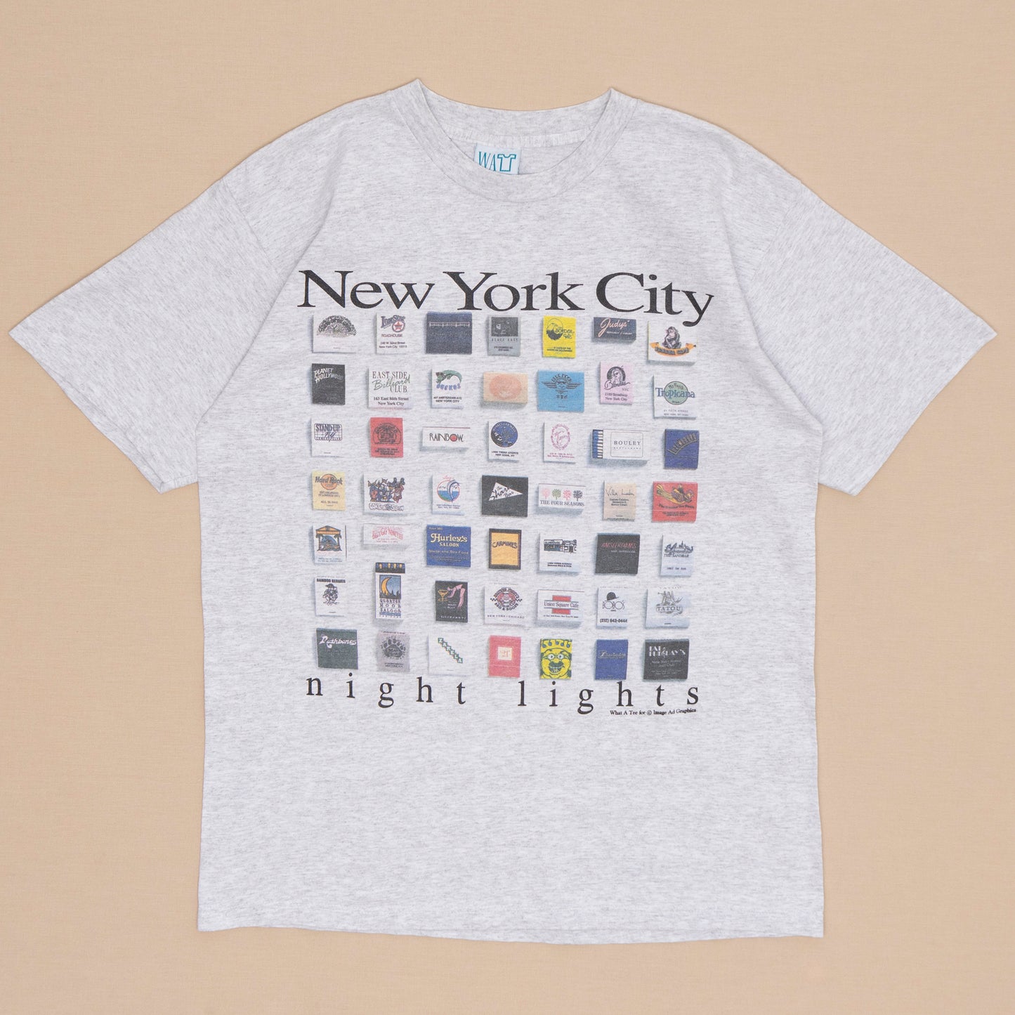 NYC Nightlights T Shirt, L