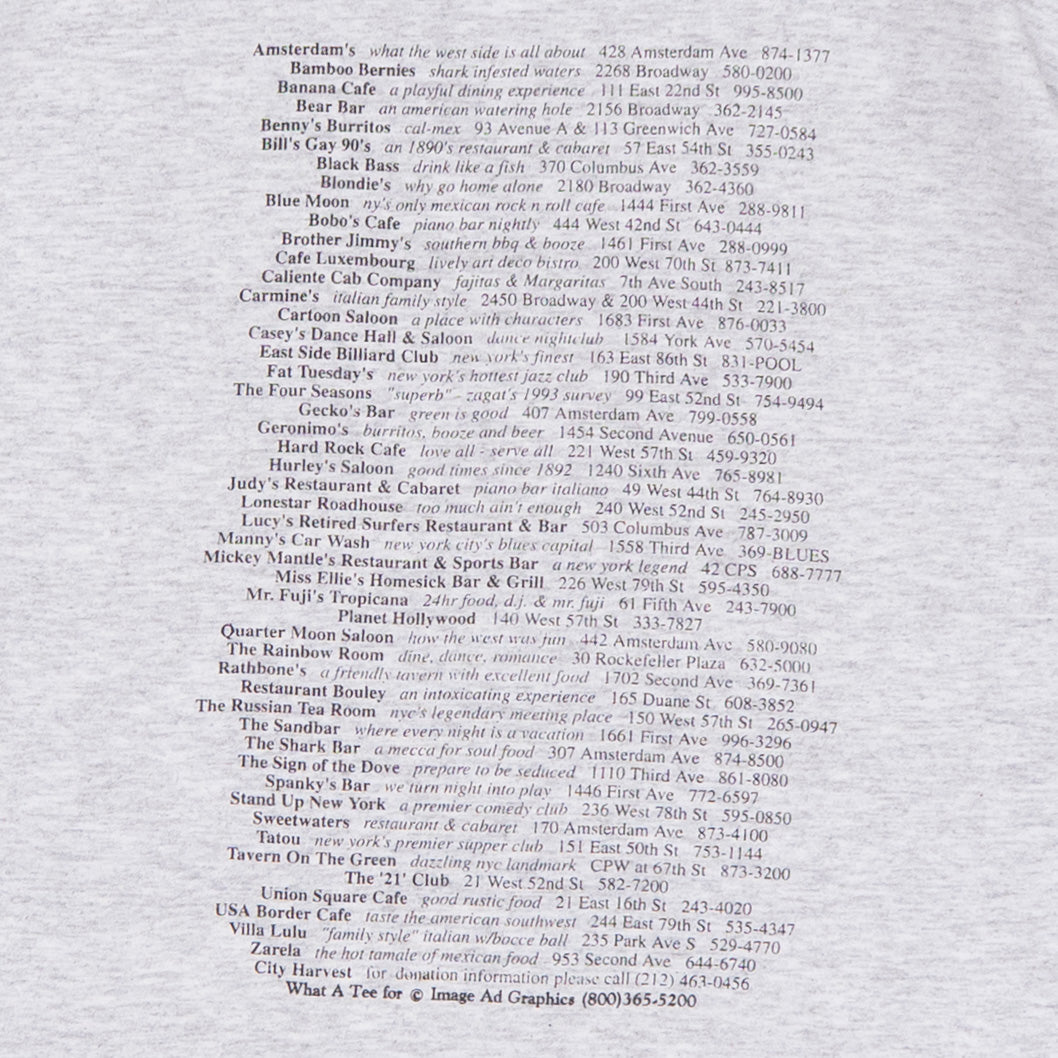 NYC Nightlights T Shirt, L