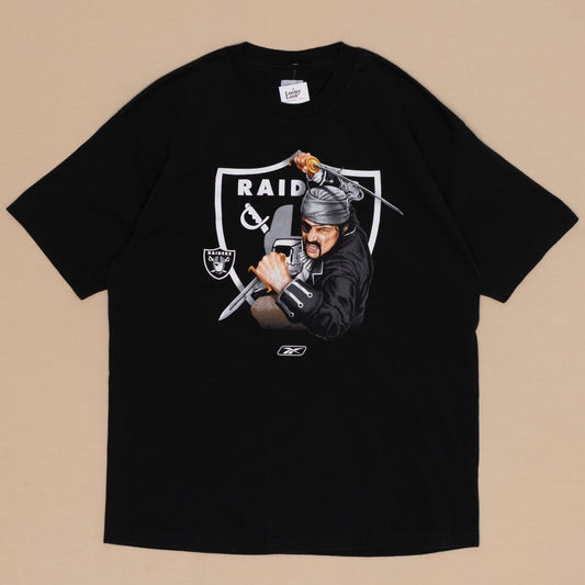 Oakland Raiders T Shirt, XL