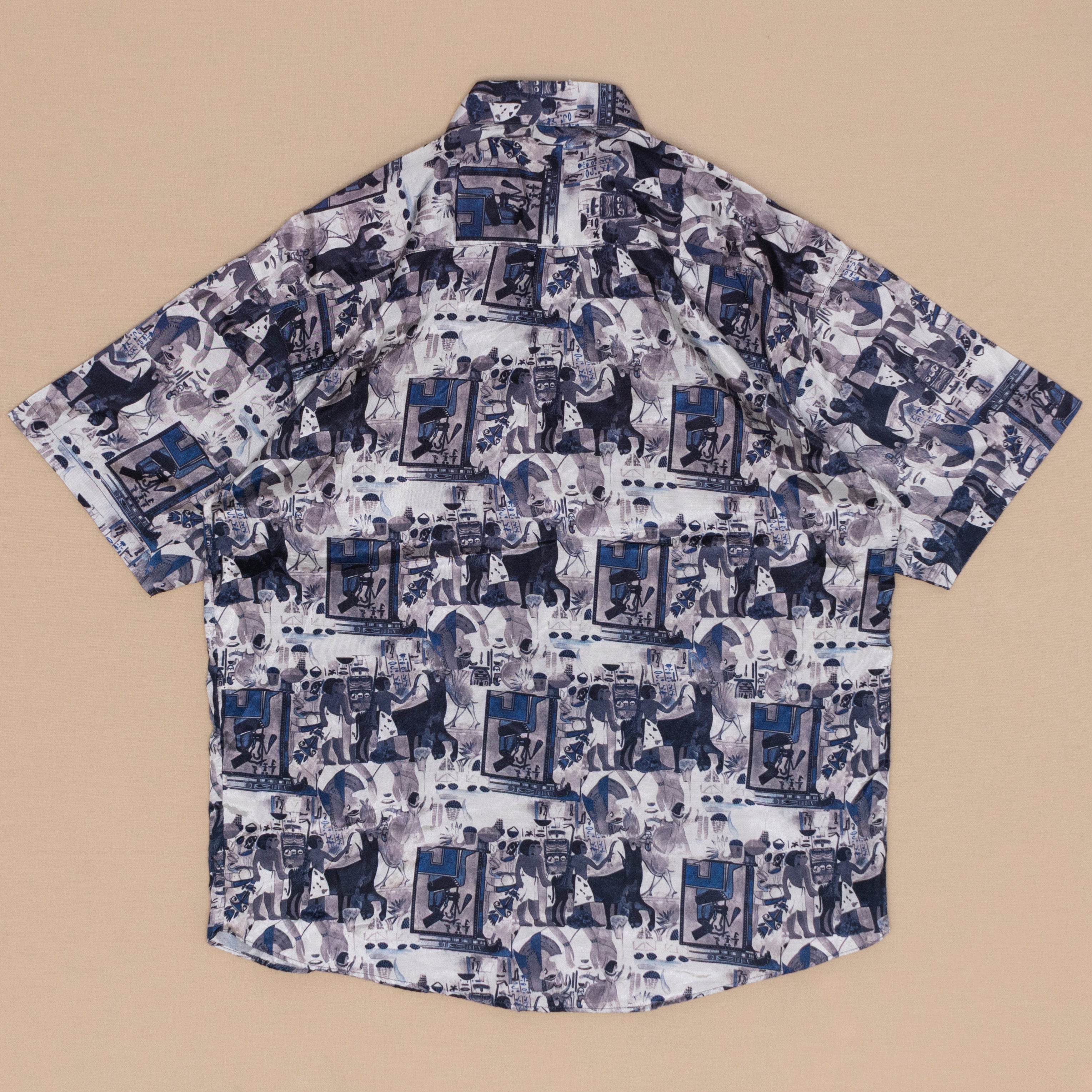 Pattern Kurzarmhemd, L
