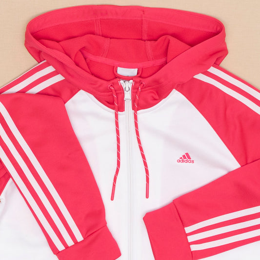 Adidas Hooded Tracktop, Womens M