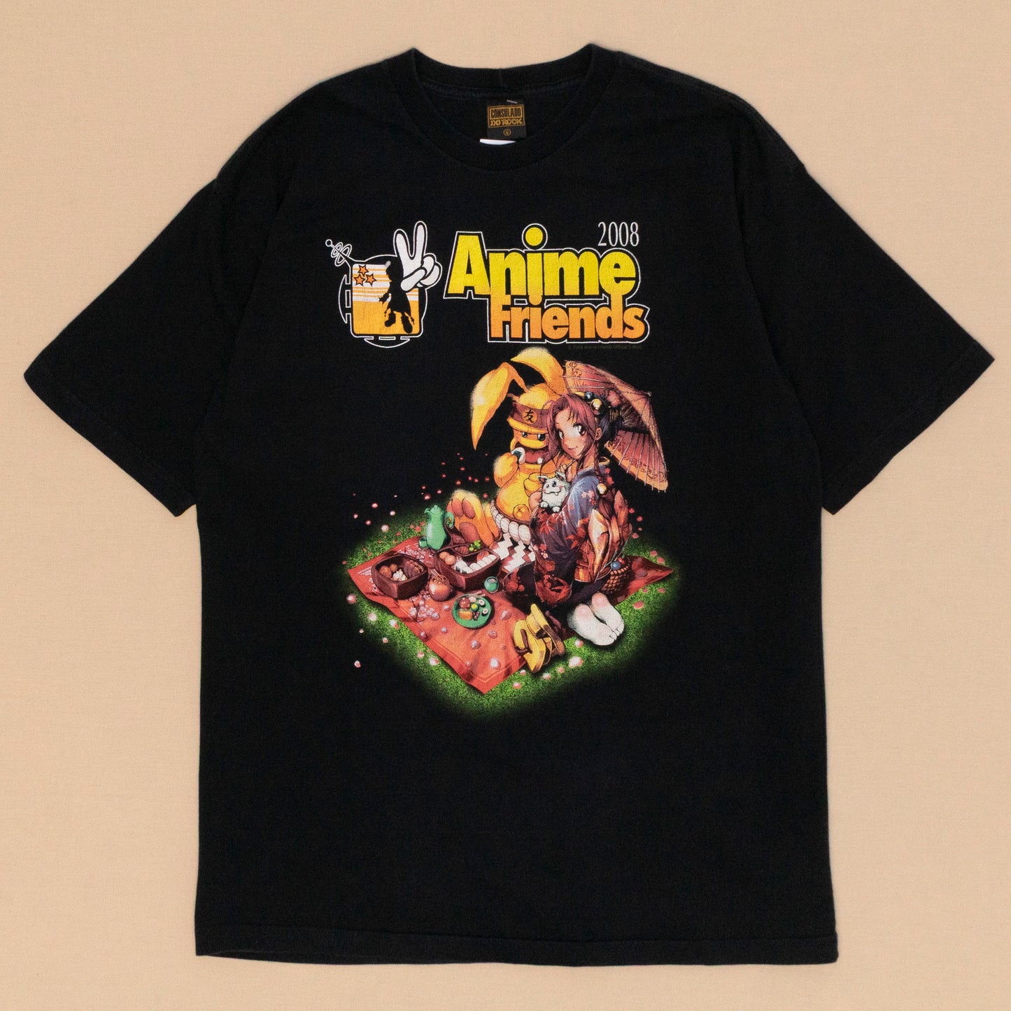 Anime Friends T Shirt, L