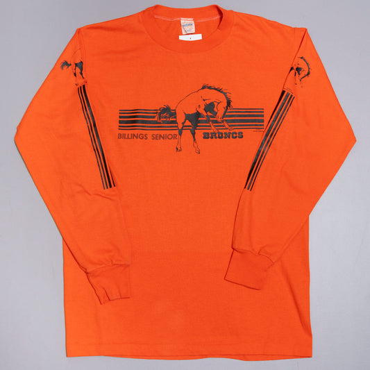 70s Billings Senior Broncs Longsleeve, S-M