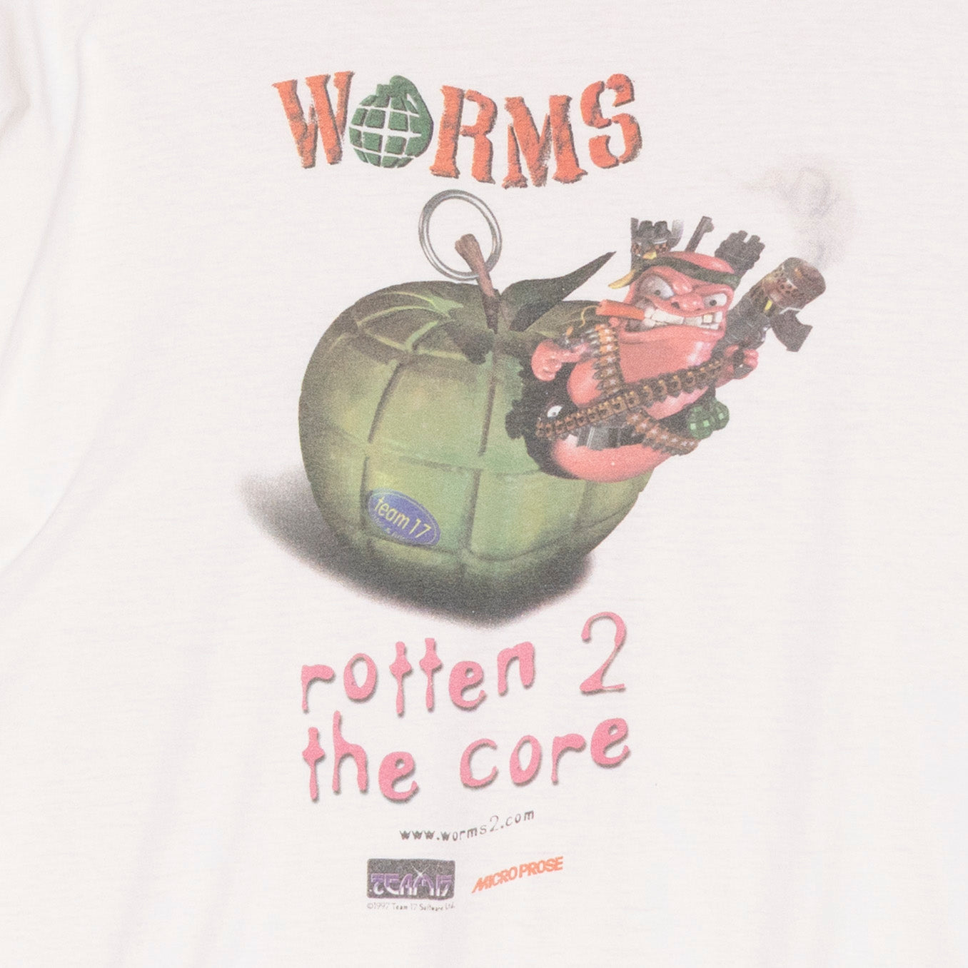 Worms 2 T Shirt, XXL