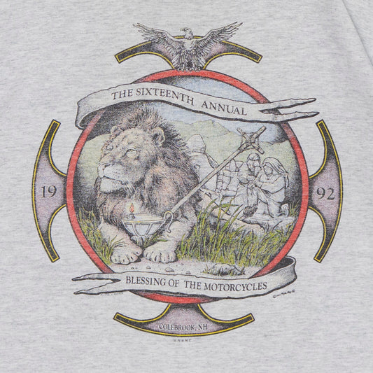 Motorcycle Blessing T Shirt, L