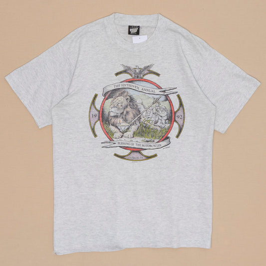Motorcycle Blessing T Shirt, L
