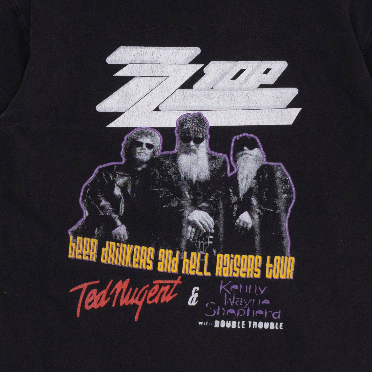 ZZ Top Tour T Shirt, M