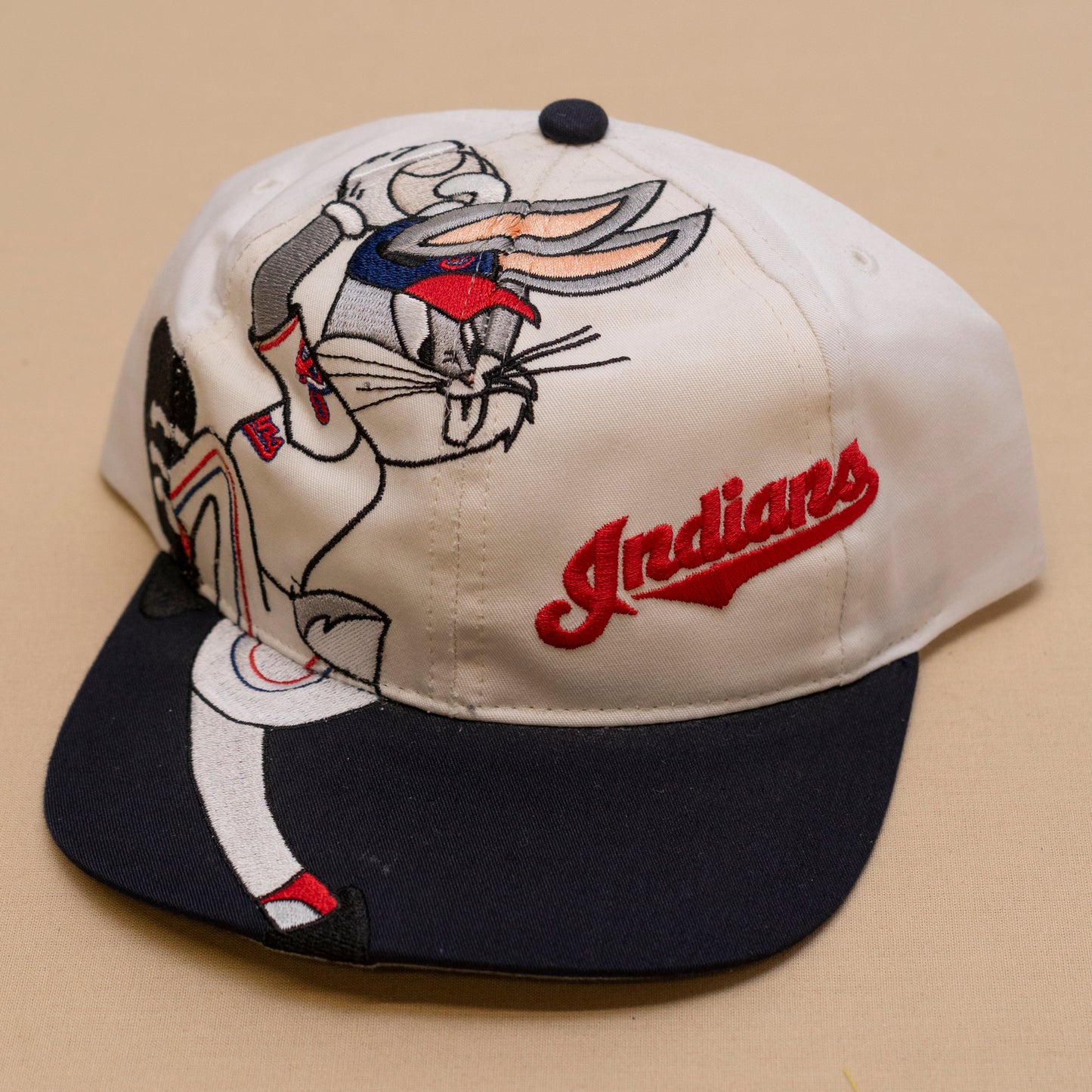 Deadstock Bugs Bunny MLB Indians Snapback