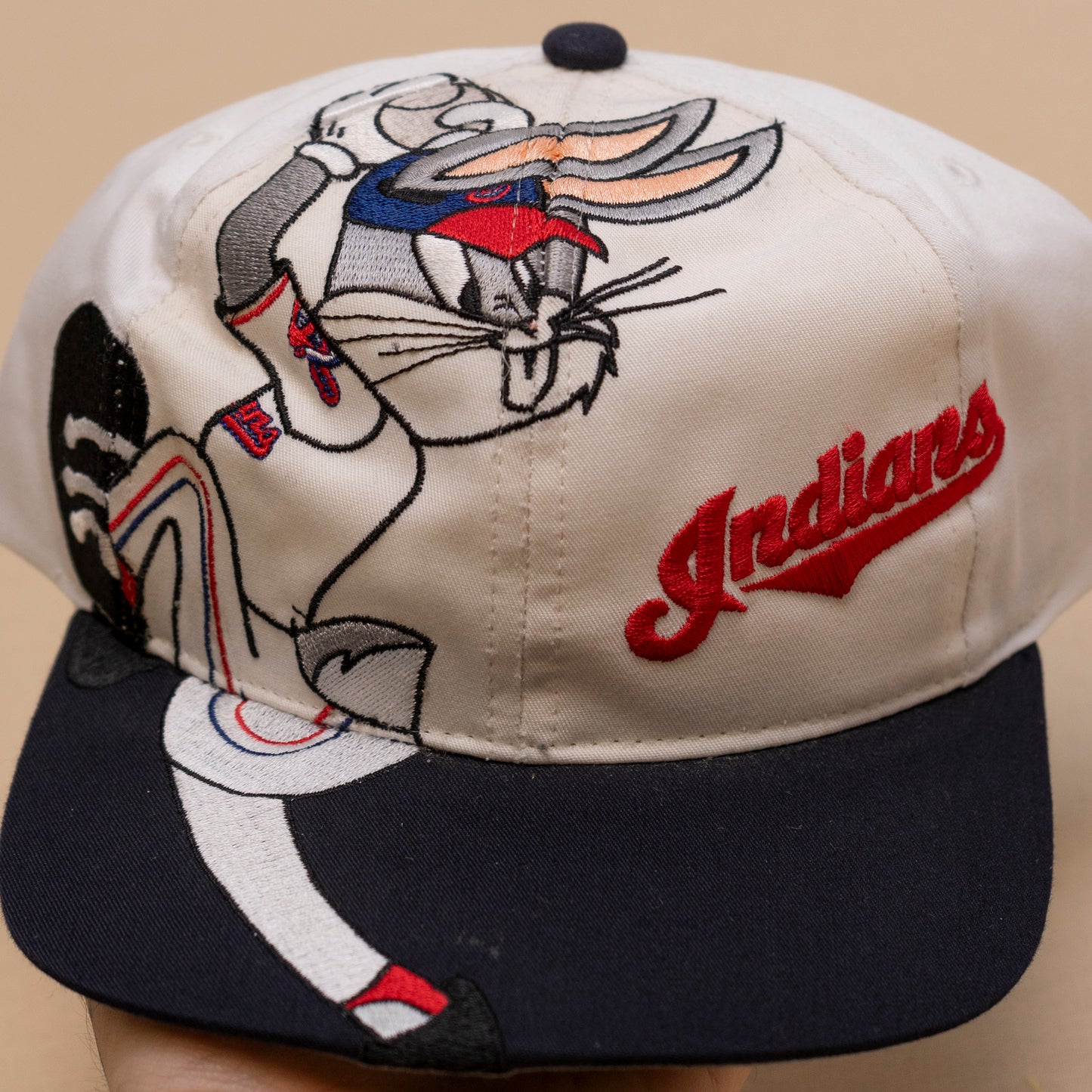 Deadstock Bugs Bunny MLB Indians Snapback