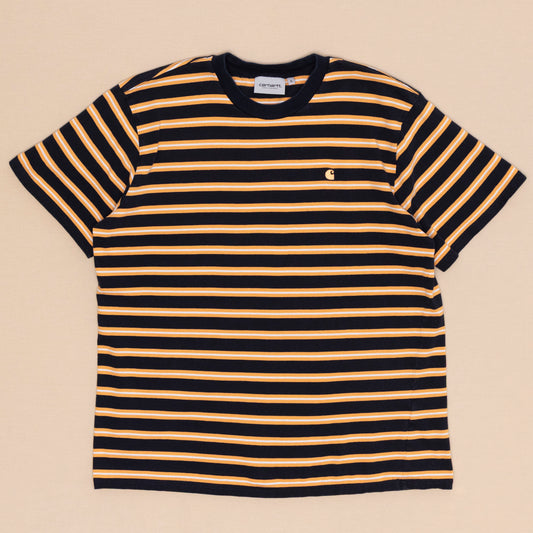 Striped Carhartt T Shirt, XL