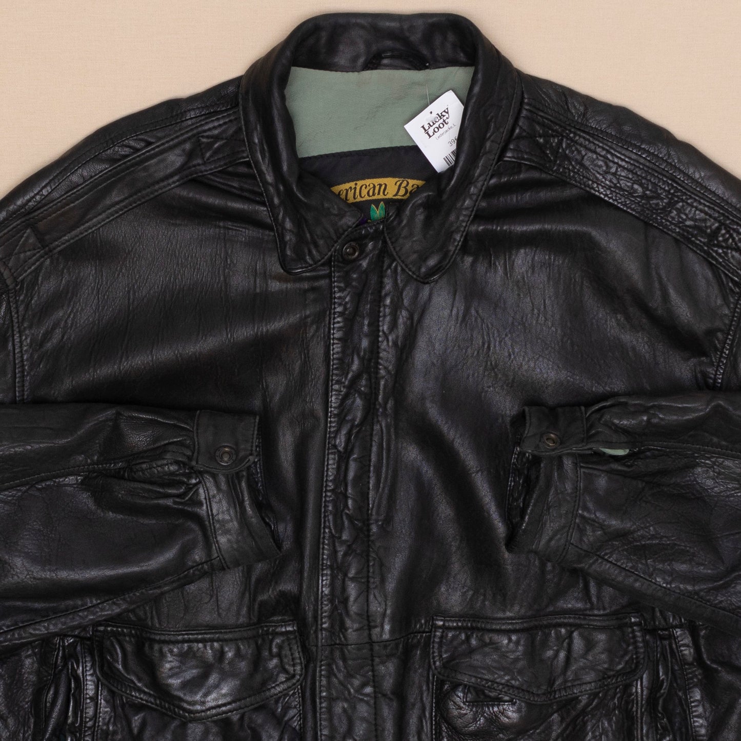 Lederjacke, L