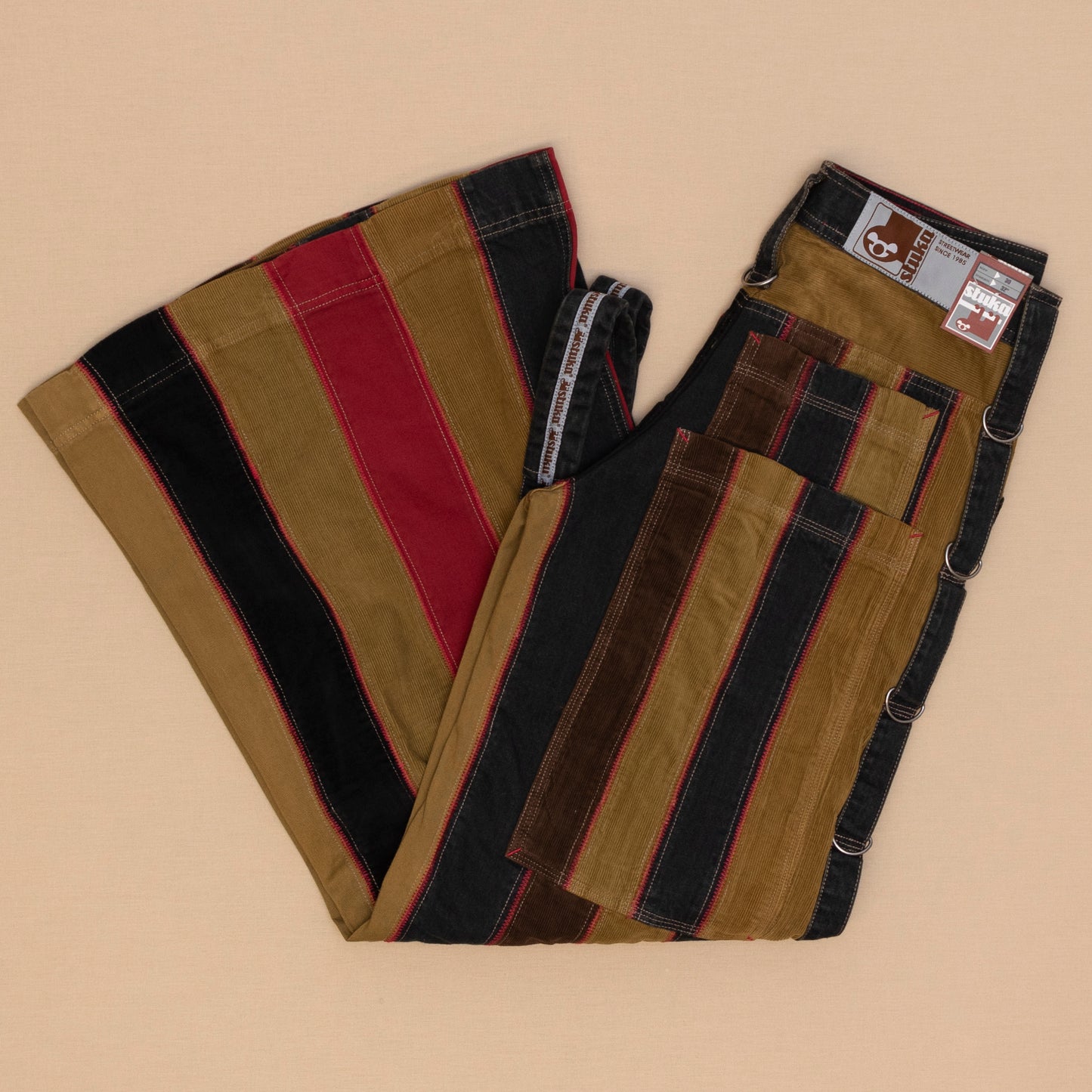 Deadstock Patchwork Cord Rave Pants