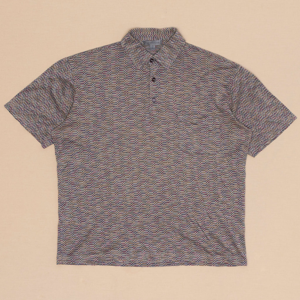 Pattern Poloshirt, S