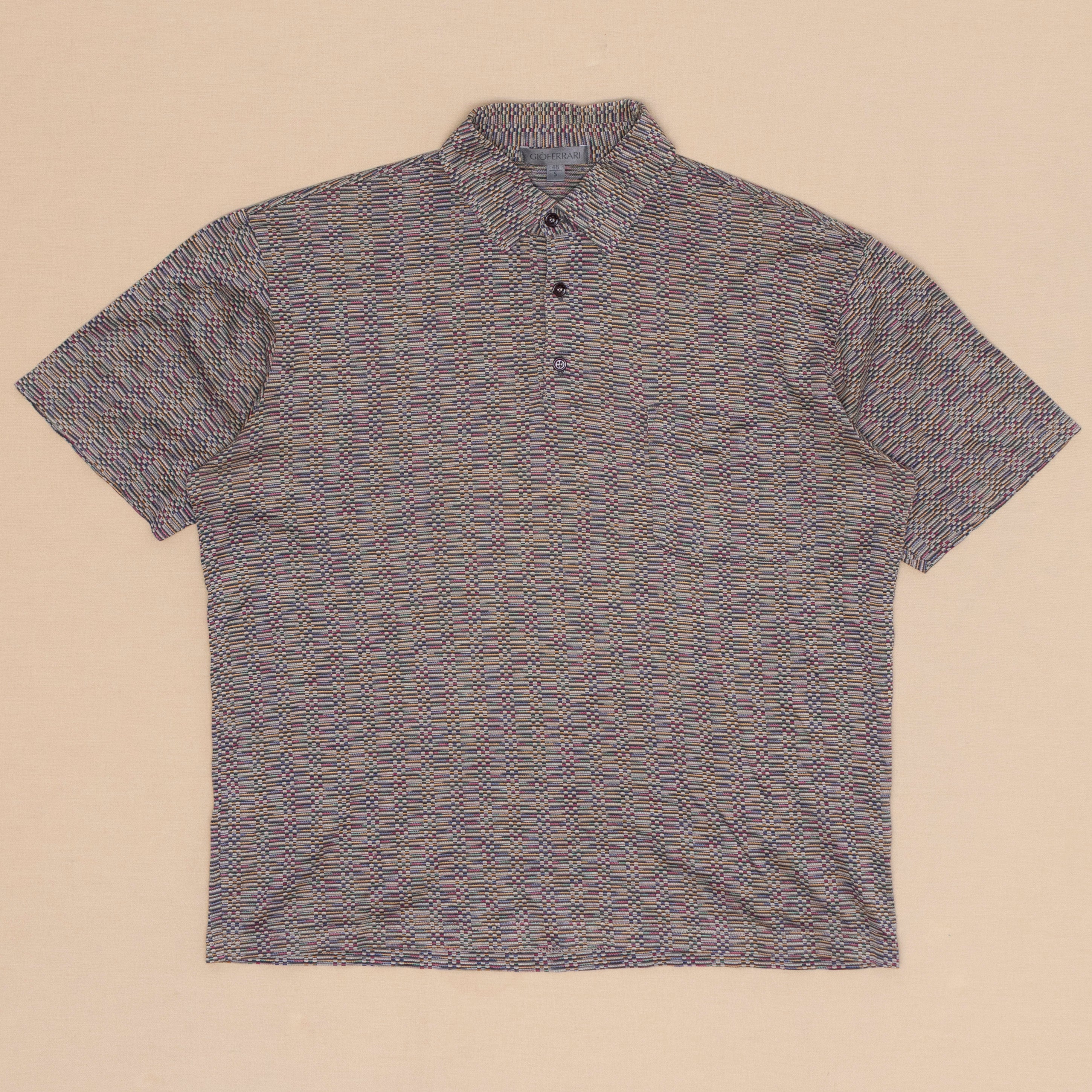 Pattern Poloshirt, S
