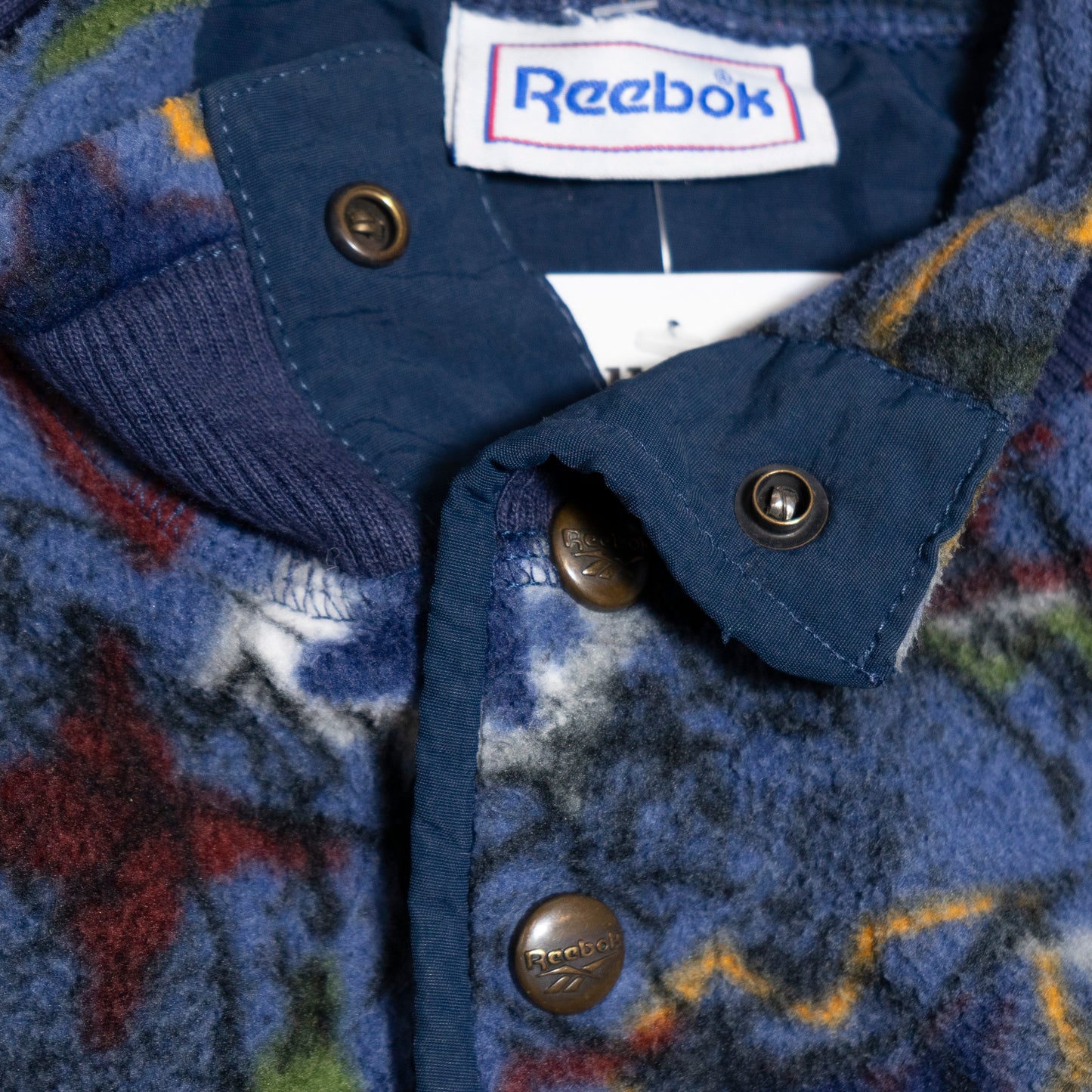 Reebok Button Up Fleece, M