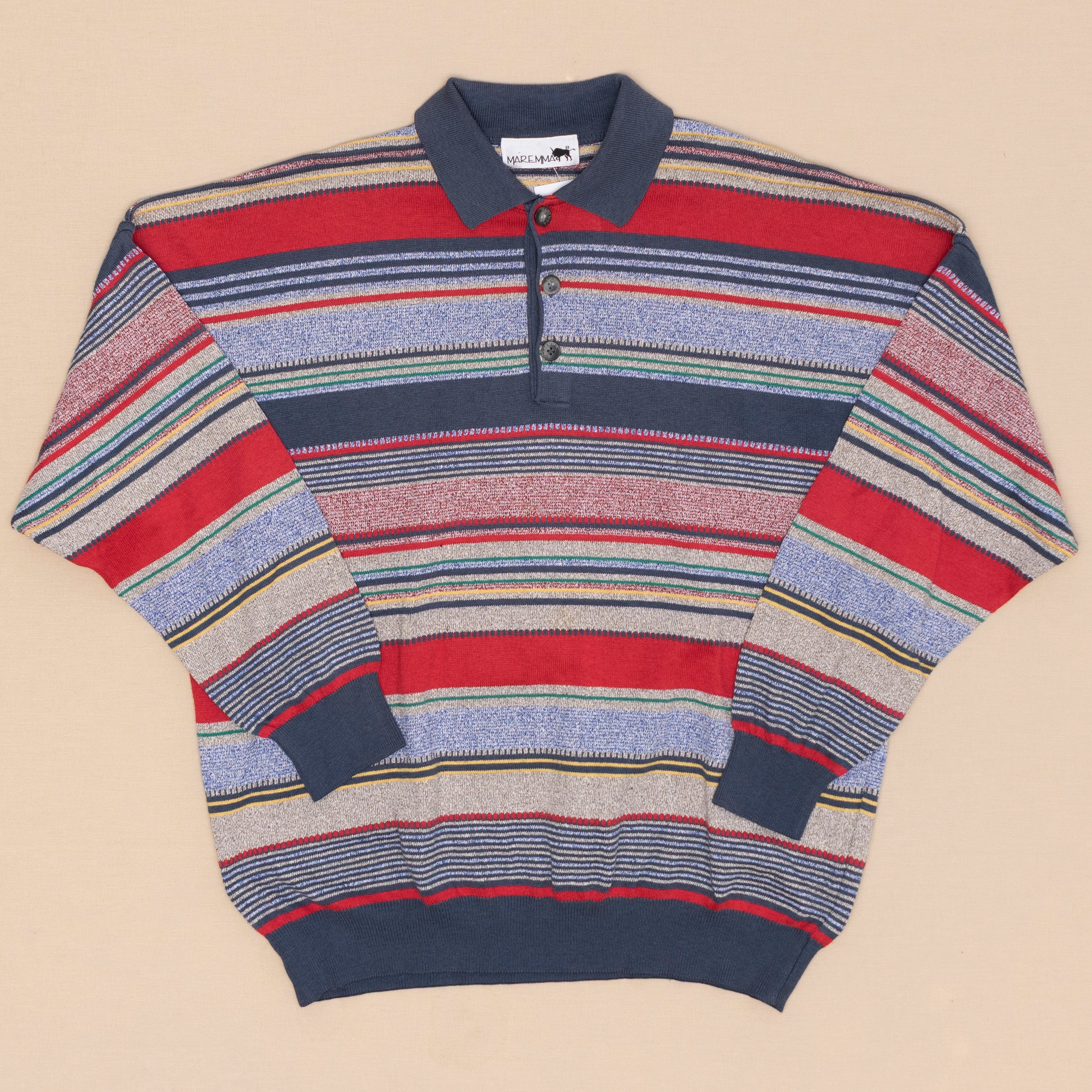 Polo Strickpullover, L