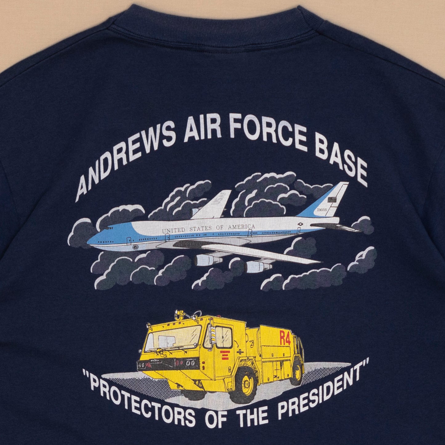 Air Force Fire Department T Shirt, XL