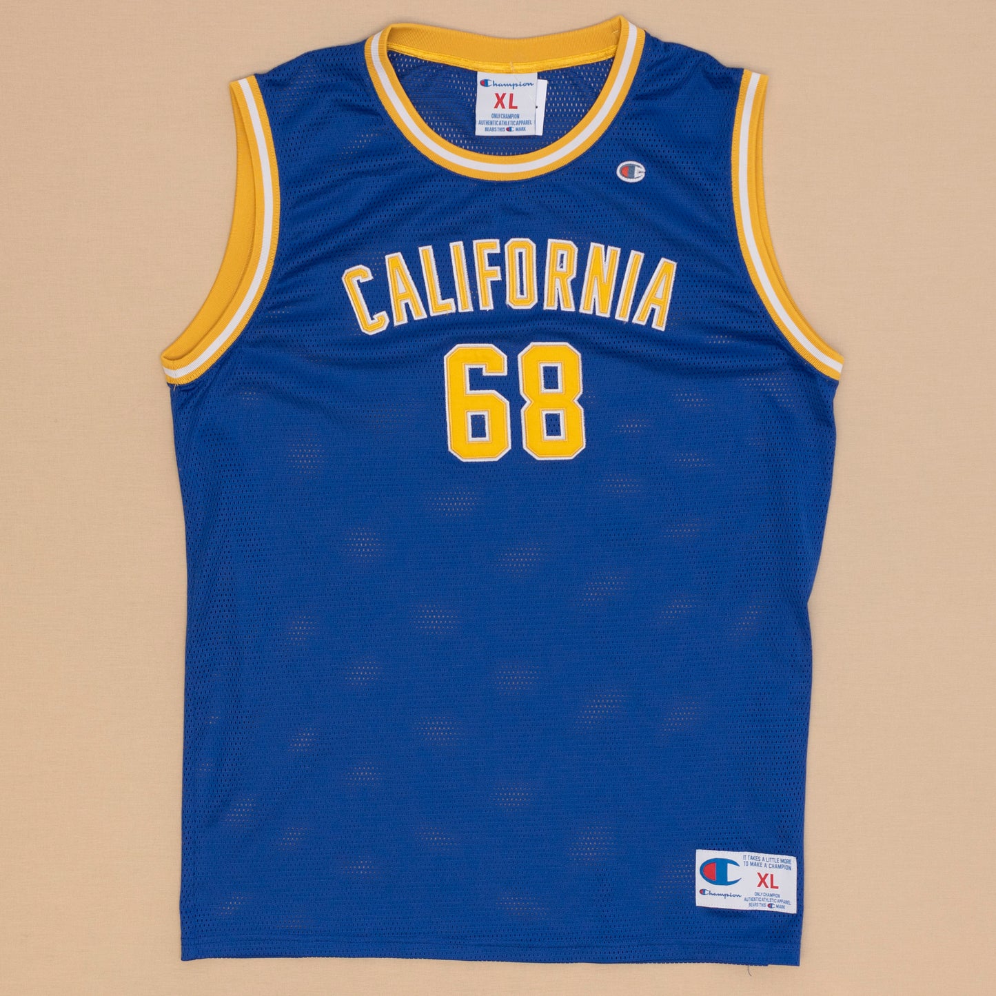 California #68 Basketball Jersey, XL