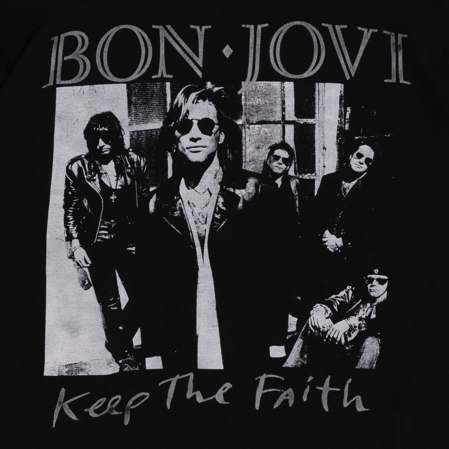 Bon Jovi Keep The Faith T Shirt, XL