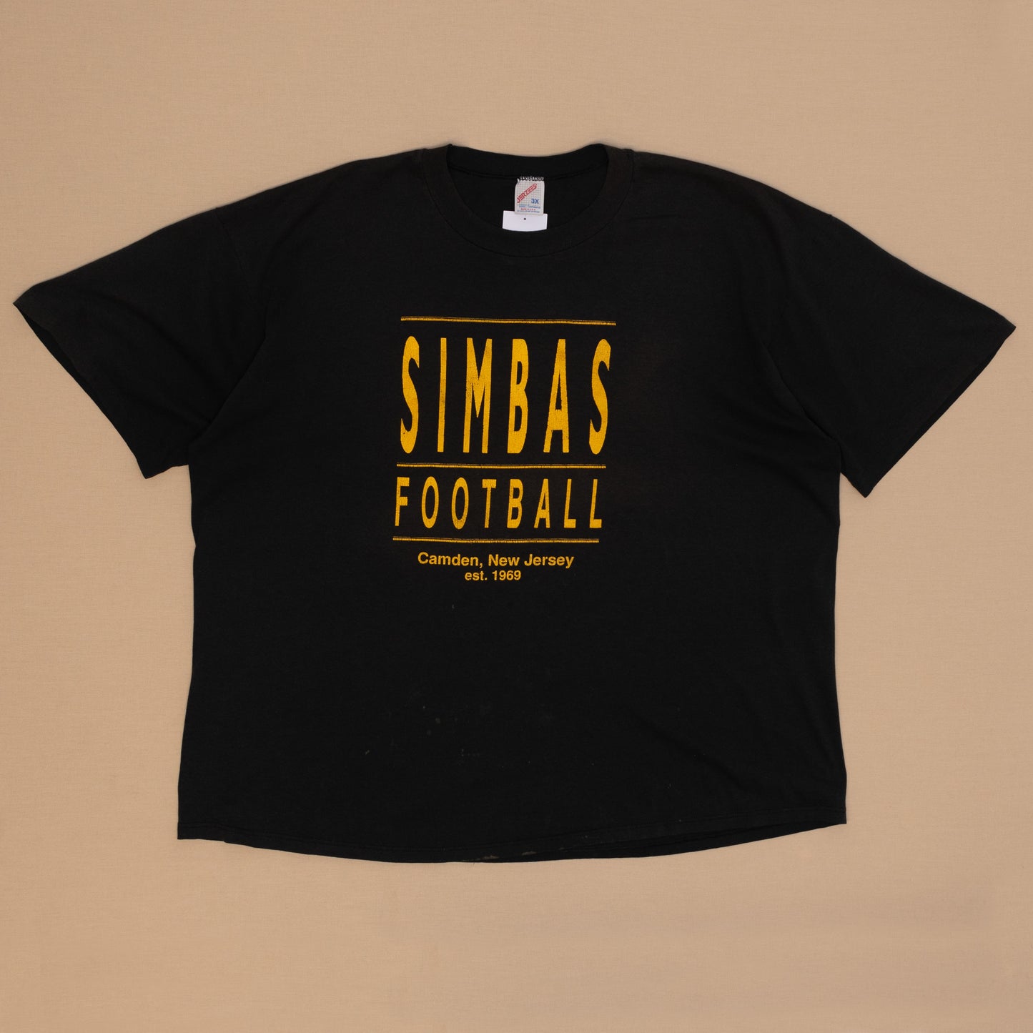 Simbas Football T Shirt, XXL