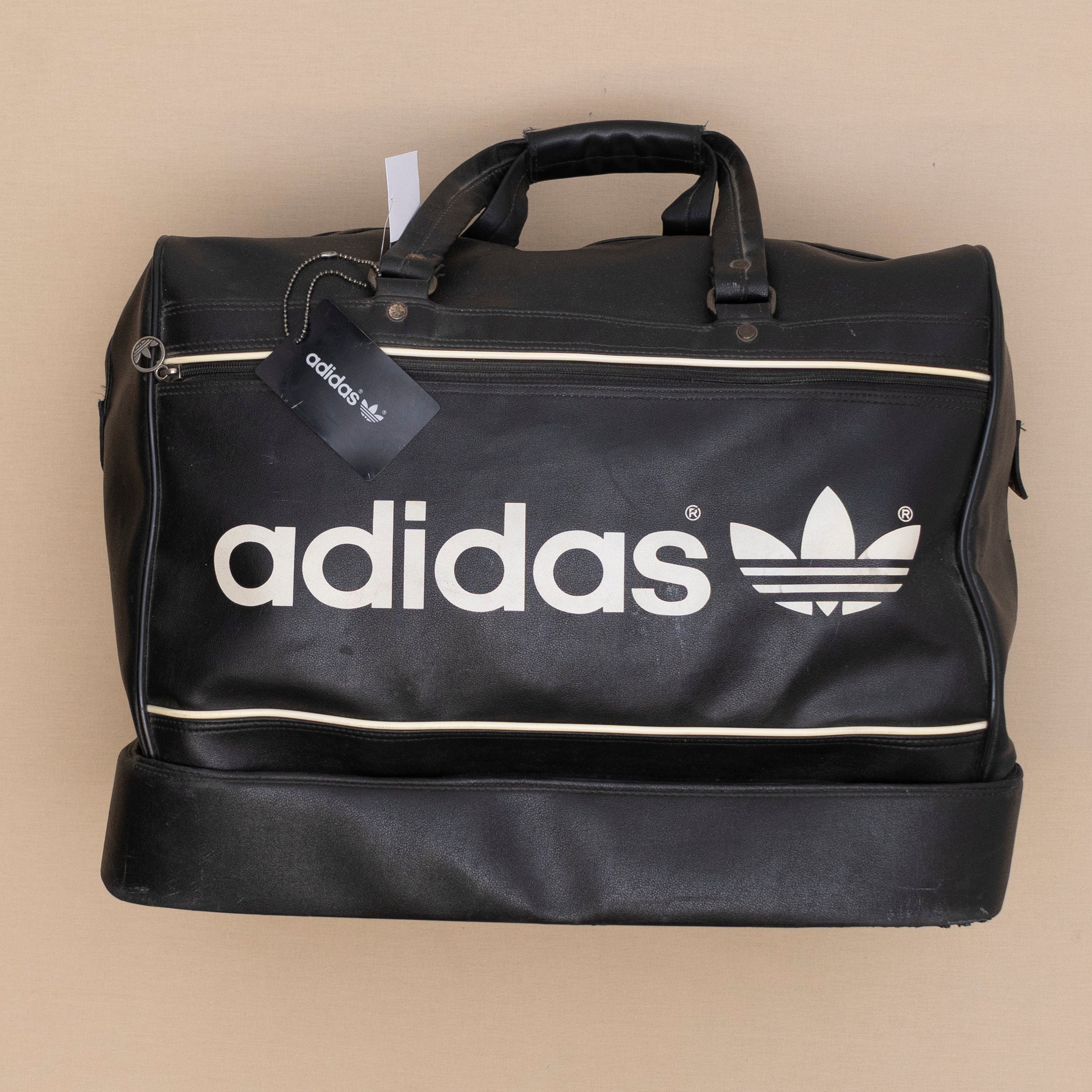 80s Adidas Ledertasche