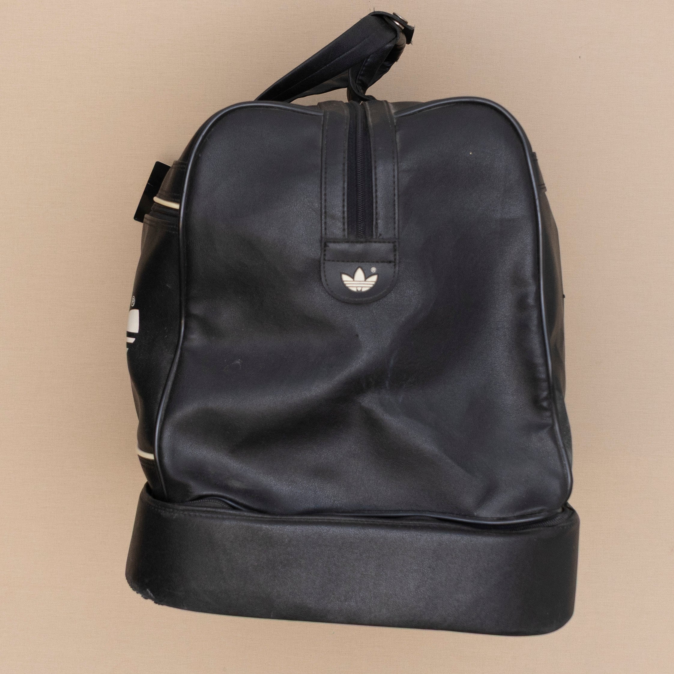 80s Adidas Ledertasche