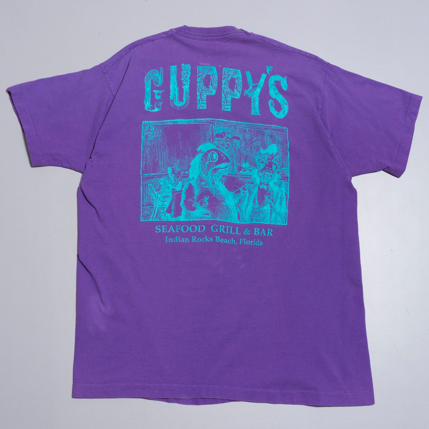 Guppy's on the Beach T Shirt, XL