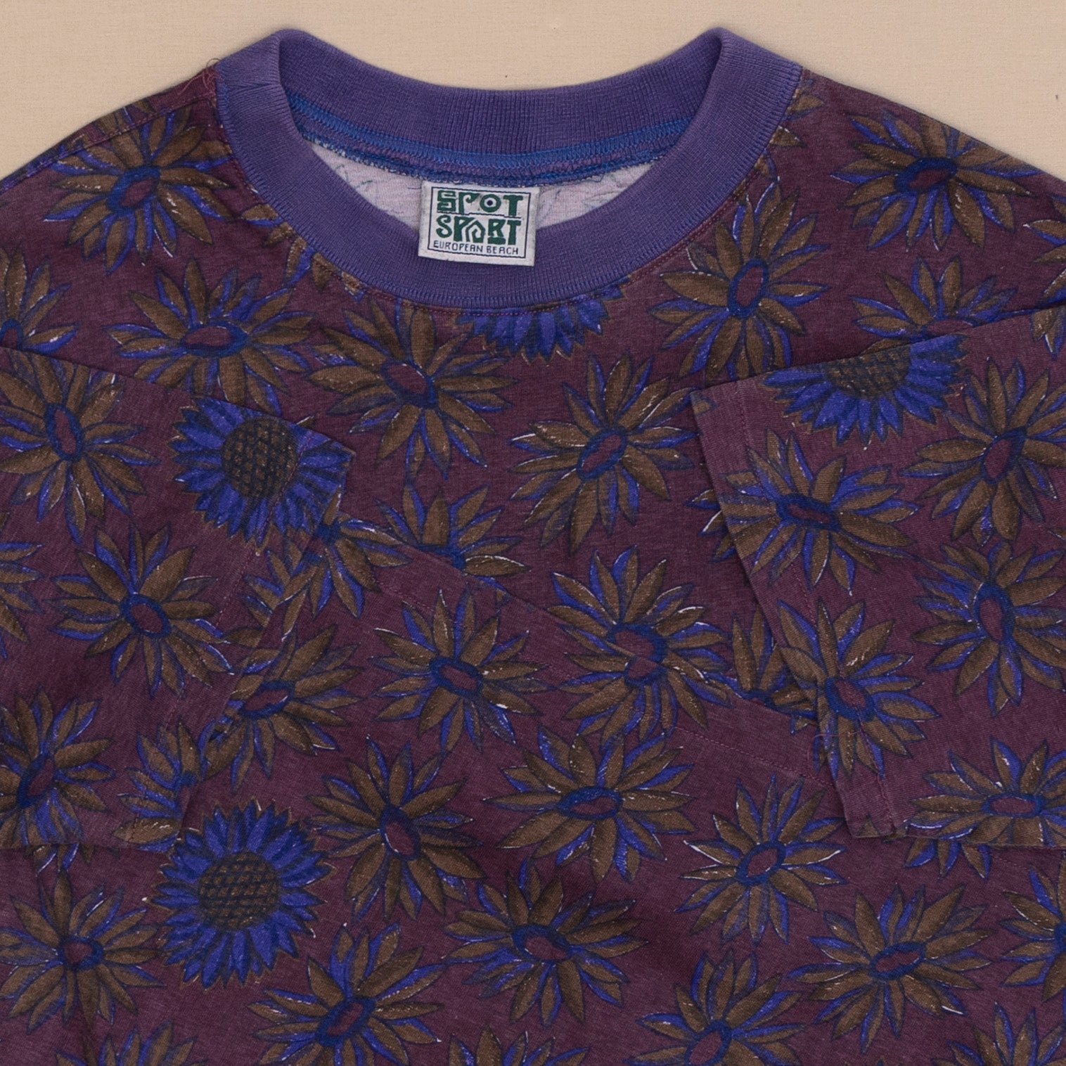 Flower AOP T Shirt, L