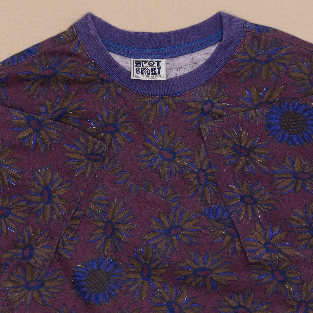 Flower AOP T Shirt, XL