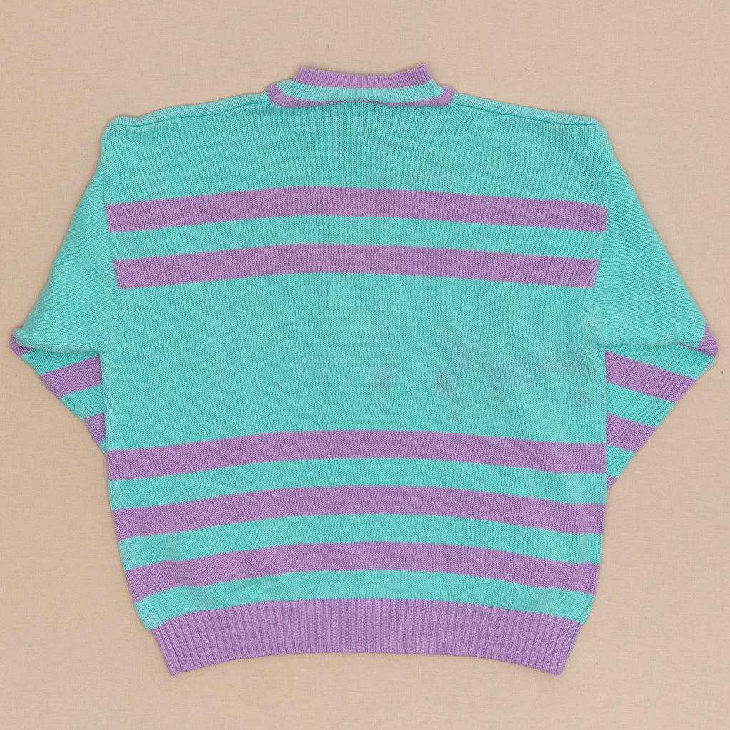 Striped Strickpullover, L