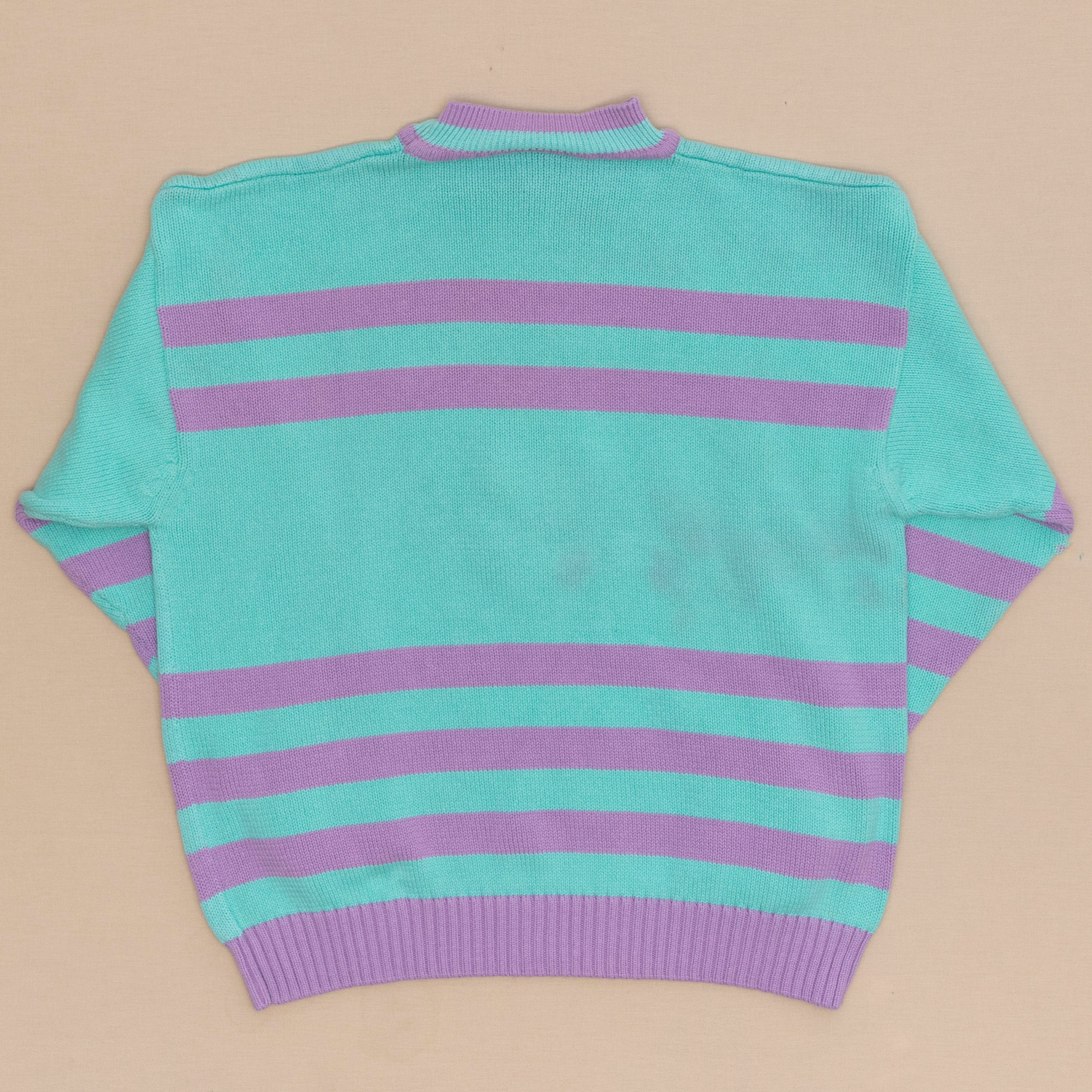 Striped Strickpullover, L