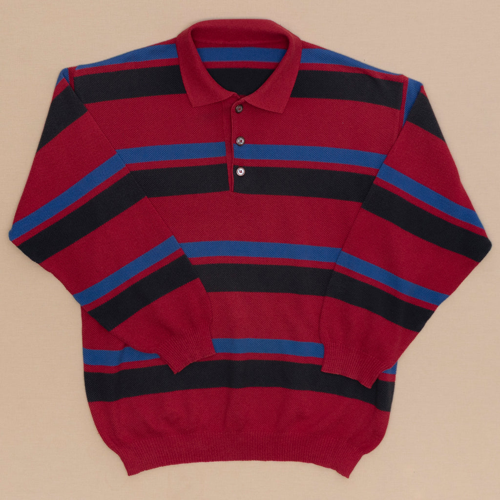 Polo Strickpullover, L