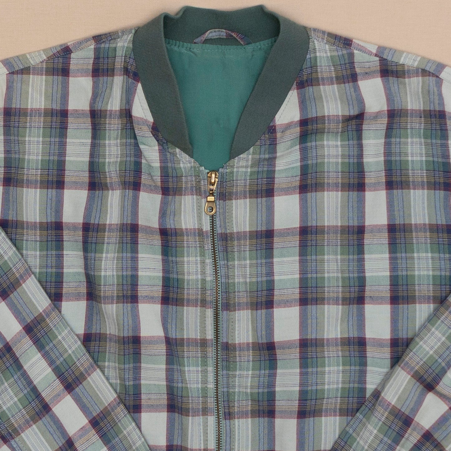 Karierte Übergangsjacke, M