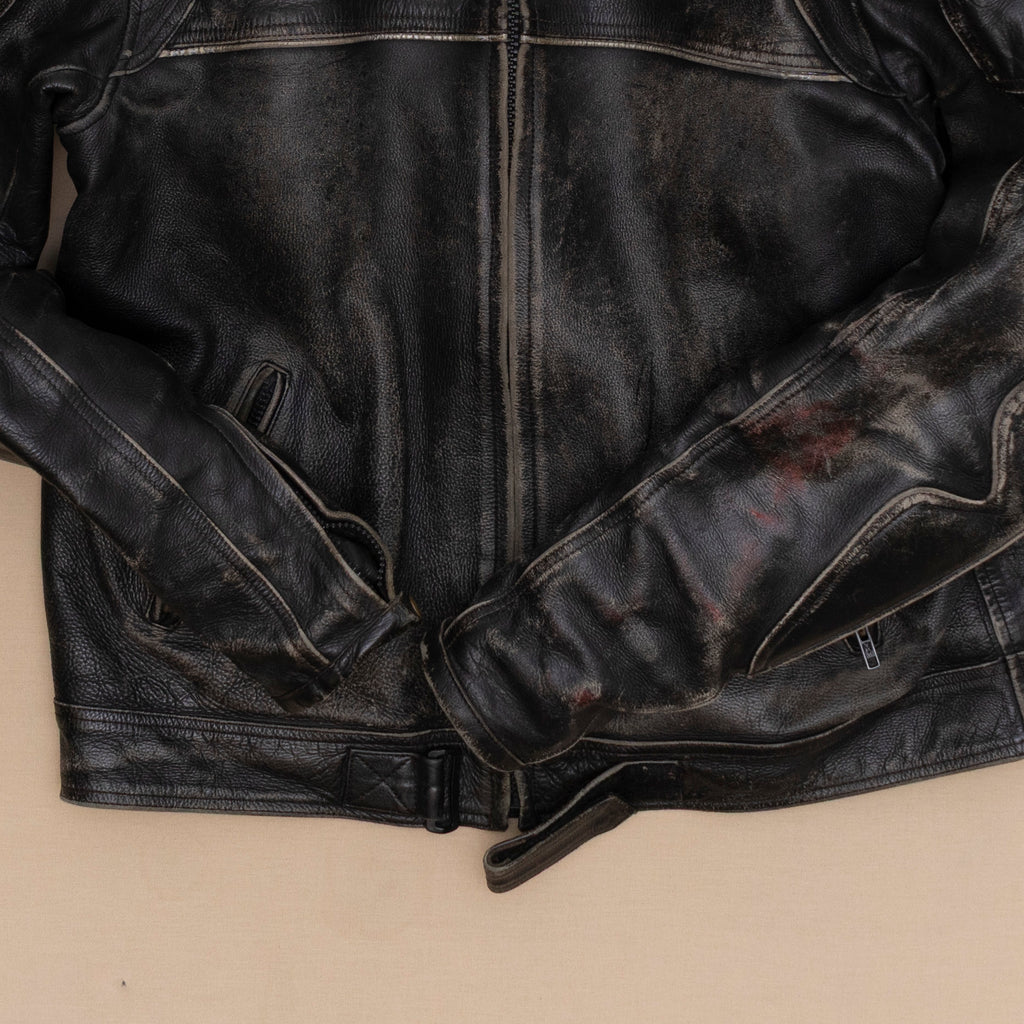 Motorrad Lederjacke, XL