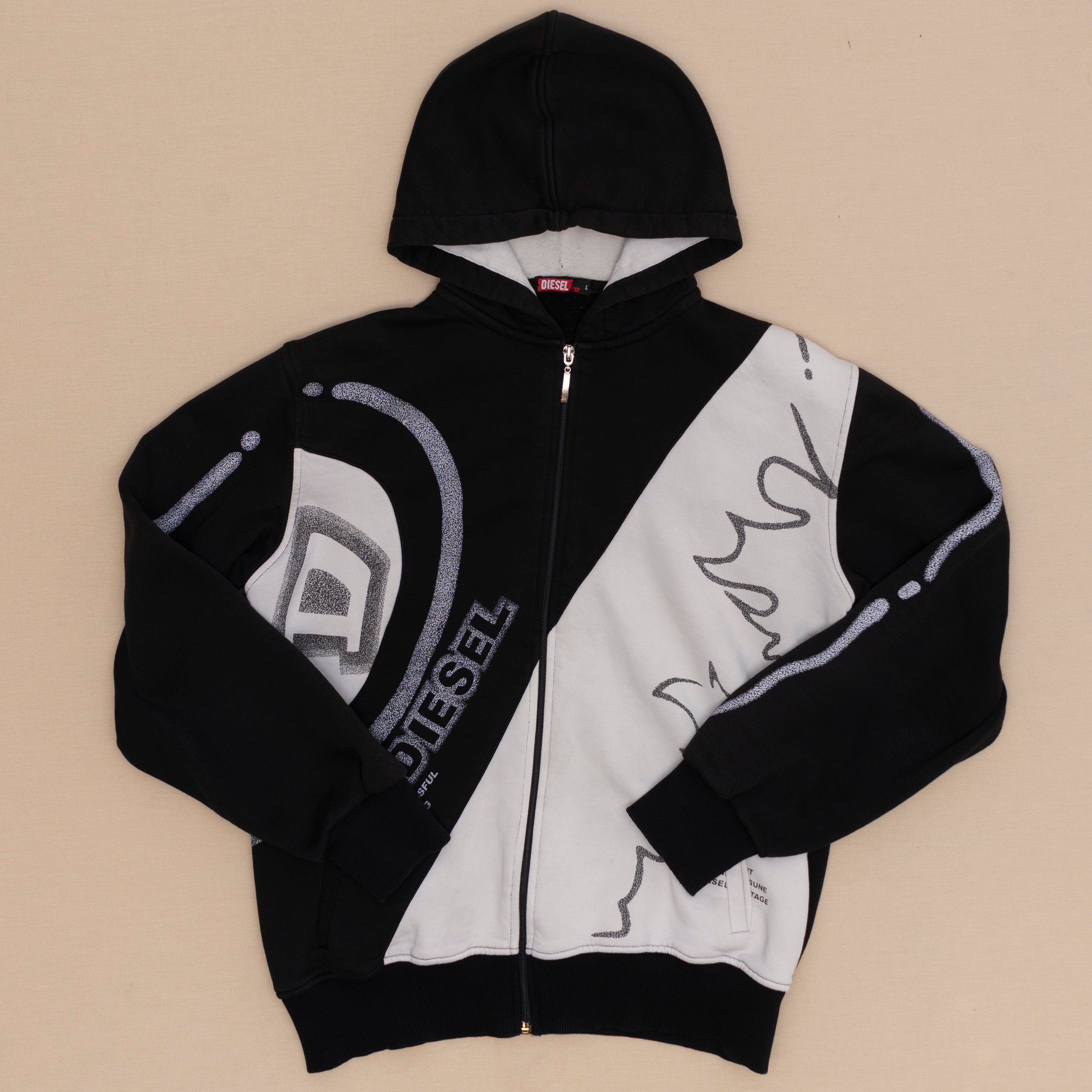 Diesel Zip Hoodie, M