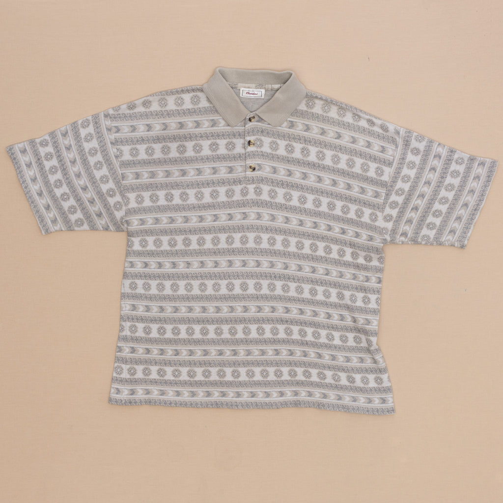 Pattern Poloshirt, M