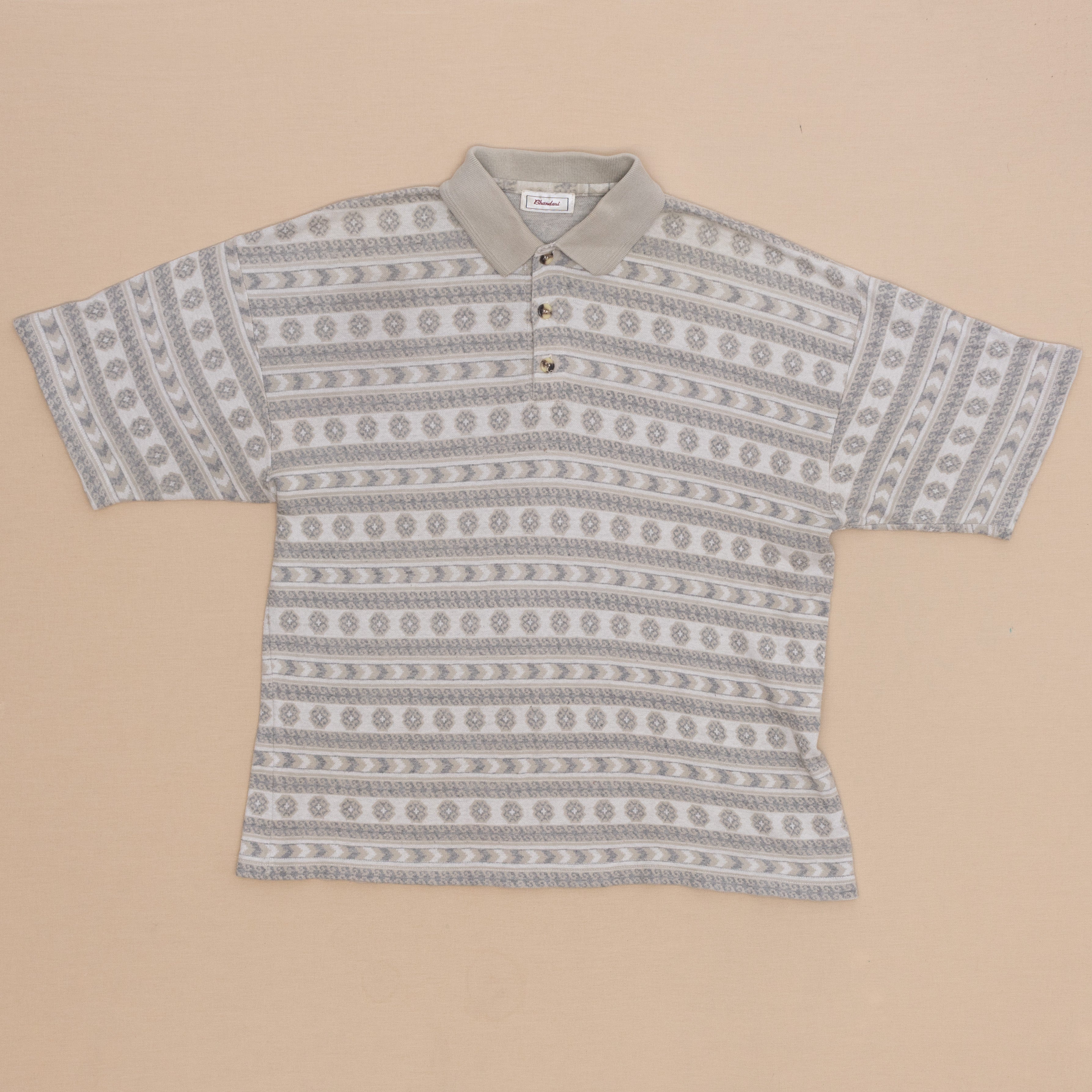Pattern Poloshirt, M